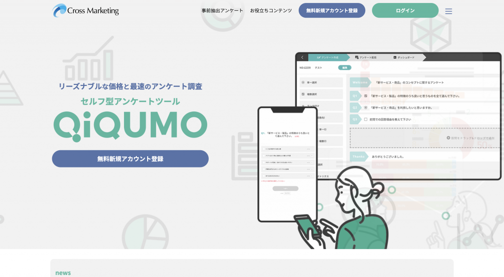 QiQUMO（株式会社クロス・マーケティング）